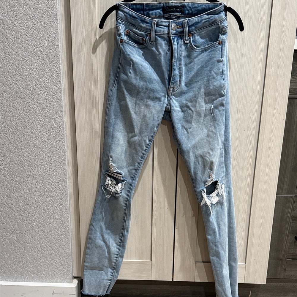 Aeropostale Light Blue Skinny Jeans